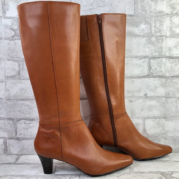 Boston Design Studio Shoes - Boston Design Studio 7.5M Knee High Boot Brown